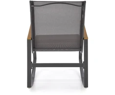 ZLATAN garden chair, color: d.pilkas / l.pilkas