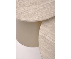 ZURICH set of 2 c.tables travertine / cashmere