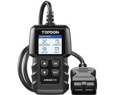 TOPDON ArtiLink300 OBD2 diagnostikos skeneris – Live Data, O2, I/M, DTC