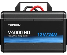 TOPDON V4000 HD – profesionalus 12 V / 24 V užvedimo įrenginys (4000 A)