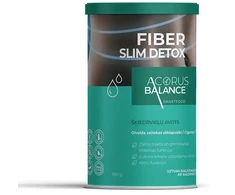 ACORUS BALANCE Fiber Slim Detox skaidulų kompleksas virškinimui, milteliai 180 g