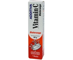 Additiva Vitamin C Blutorange Sparkle tabletės su raudonųjų apelsinų skoniu N20