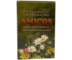 AMICOS kremas sausai, sustorėjusiai pėdų odai 35 g