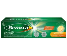 BAYER BEROCCA Energy putojančios tabletės N15