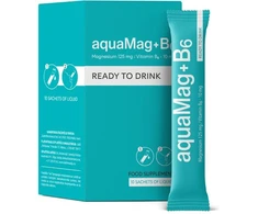 BIOFARMACIJA Aquamag +B6 paruoštas gerti 15 ml pakeliuose N10