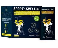 BIOFARMACIJA Sport &amp; kreatino milteliai N28