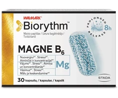 BIORYTHM Magne B6 kapsulės N30