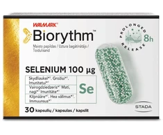 BIORYTHM Seleno 100 mg kapsulės N30