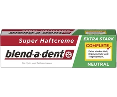 BLEND-A-DENT dantų protezų klijai pilnai supakuoti