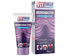 Brand 911 Pagaminta Ukrainoje BronchoActive kremas-balzamas, 70g
