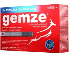 CEMIO Gemze 2 kartus stipresnės kapsulės N60