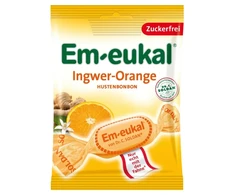 Drsoldan Dr.C.Soldan Em-eukal® IMBIERŲ ir APELSINŲ skonio pastilės su vitaminu C ir saldikliais