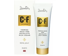 DZINTARS Dunte sutvirtinantis kremas kaklui ir dekoltė su vitaminais C ir F, 75 ml