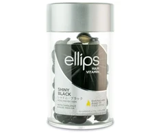 ELLIPS Shiny Juodas vitaminai tamsiems plaukams, kapsulės 1 ml x N50