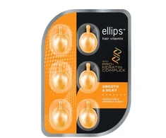 Ellips HAIR VITAMIN pro-Keratin minkštiems ir šilkiniams plaukams, 6 vnt.
