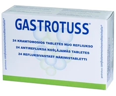 GASTROTUSS kramtomosios tabletės N24
