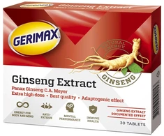GERIMAX Ženšenio ekstrakto tabletės N30
