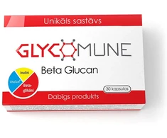 GLYCOMUNE Beta gliukanų kapsulės N30
