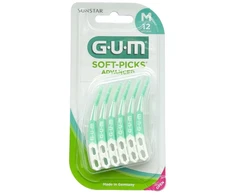 Dantų šepetėlis GUM Soft Picks Advanced dantų krapštukai N12