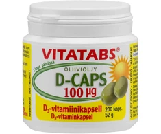 Hankintatukku Oy HKK Vitatabs D-Caps 100 mcg kapsulės N200