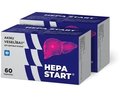 HEPA START kapsulės N60 1+1 rinkinys