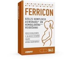 ICONFIT Ferricon - Geležies kompleksas nėščiosioms N45