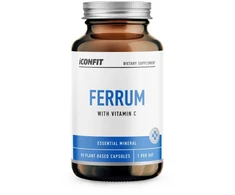 Ferrum 20 mg + Vitamin C 100 mg ICONFIT, 90 kapsulių