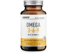 ICONFIT Omega 3-6-9, 90 kapsulių