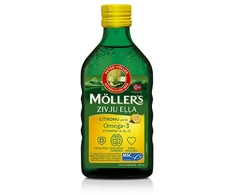 Mollers citrinu skonio skysti žuvų taukai 250ml