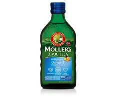 MOLLERS Žuvų taukai su vaisių skoniu 250 ml