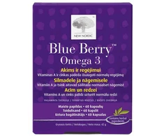 New Nordic Mėlyna Berry Omega 3 kapsulės N60