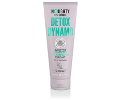 Noughty Detox Dynamo valomasis šampūnas visų tipų plaukams su pipirmėčių ir rūgštynių lapų ekstraktais, 250 ml