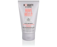 Noughty Wave Hello garbanas pabrėžiantis kremas garbanotiems ir banguotiems plaukams su ryžių vandeniu ir juodųjų avižų ekstraktu, 150 ml
