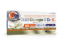 OLIMP LABS Gold Omega-3 D3+K2 kapsulės N30