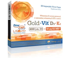 OLIMP LABS aukso vitamino D3 + K2 kapsulės N30