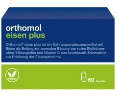 Orthomol Eisen Plus kapsulės N60