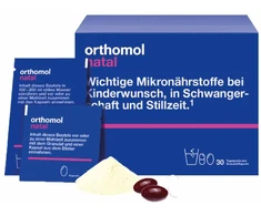 Orthomol Natal milteliai + kapsulės N30