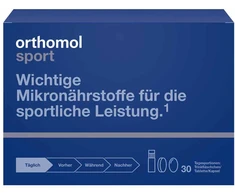 Orthomol Sportinis buteliukas + tabletės + kapsulės N30