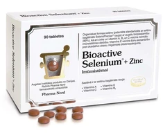 Pharma Nord Bioaktyvios seleno ir cinko tabletės N90
