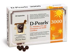 Pharma Nord D-Pearls 3000 kapsulių N80