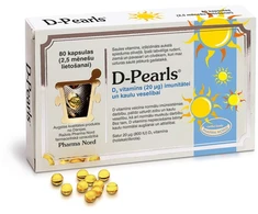 Pharma Nord D-PEARLS kapsulės N80