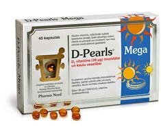 Pharma Nord D-Pearls Mega kapsulės N40