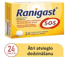 RANIGAST S-O-S kramtomosios tabletės N24