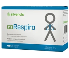 Silvanols GORESPIRO kapsulės N30
