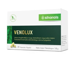 Silvanols VENOLUX kapsulės N30