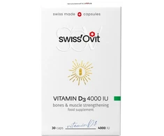 SWISS OVIT vitamino D3 4000SV kapsulės N30