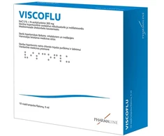 VISCOFLU sterilus hipertoninis tirpalas inhaliatoriams ir instiliacijoms ampulėse po 5 ml, N10