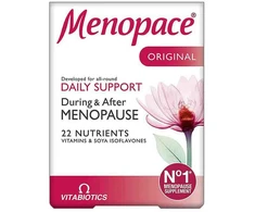 Vitabiotics, Menopace Original, Maistinės medžiagos, Visapusiška parama menopauzės metu, Vitaminai