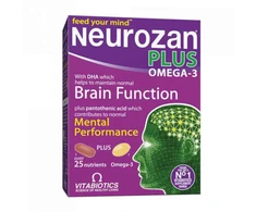 Vitabiotics Neurozan Plus Omega-3 tabletės + kapsulės N56