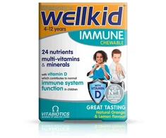 Vitabiotics „Wellkid Immune“ maisto papildas vaikams, 30 kramtomųjų tablečių